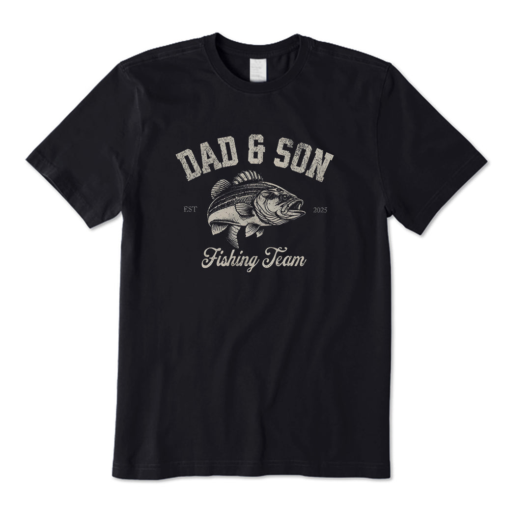 Dad & Son Fishing Team T-Shirt