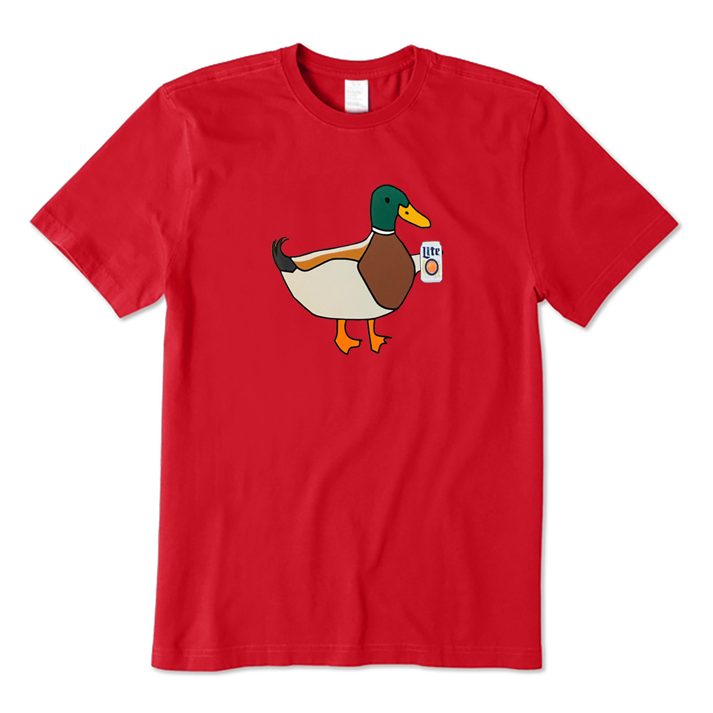 Mallard Duck with Beer T-shirt