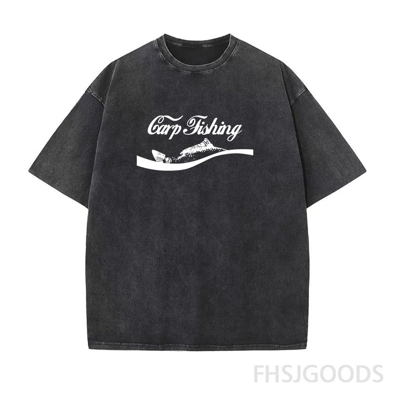 Carp Fishing Unisex Distressed T-Shirt