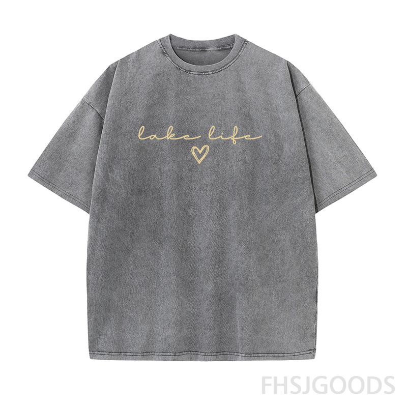 Lake Life Unisex Distressed T-Shirt
