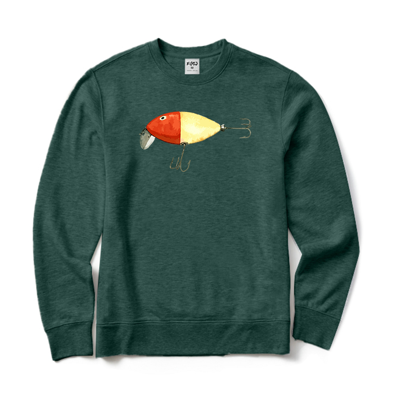 Vintage Fishing Lures Crewneck Sweatshirt