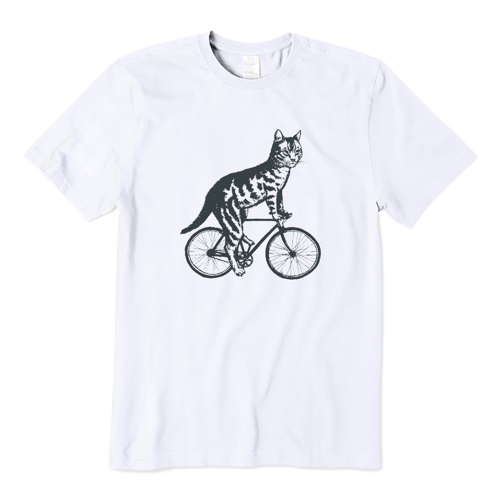 Bicycling Cat T-shirt