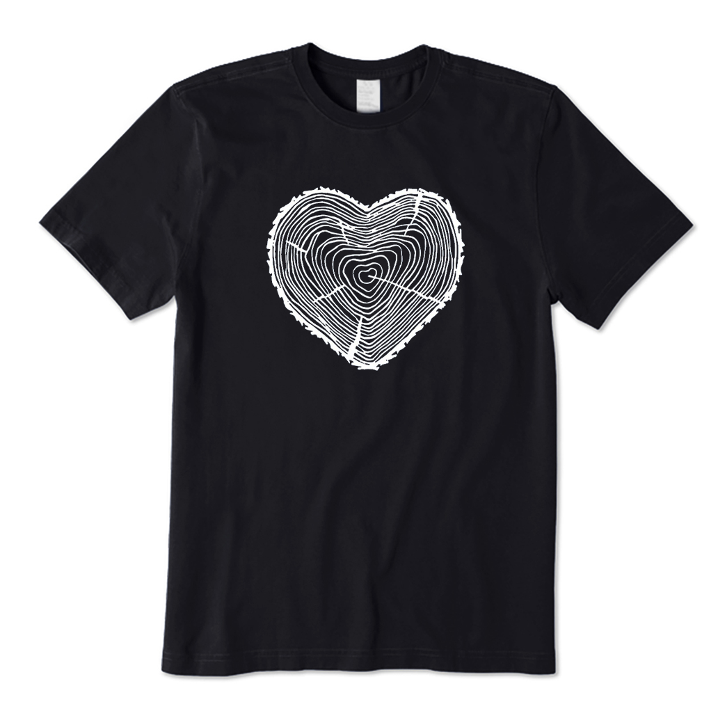 Tree Trunk Heart T-Shirt