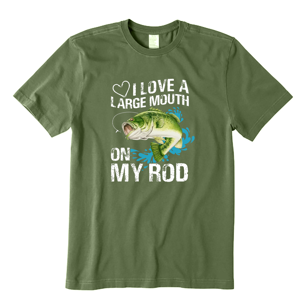 I Love A Large Mouth On My Rod T-shirt