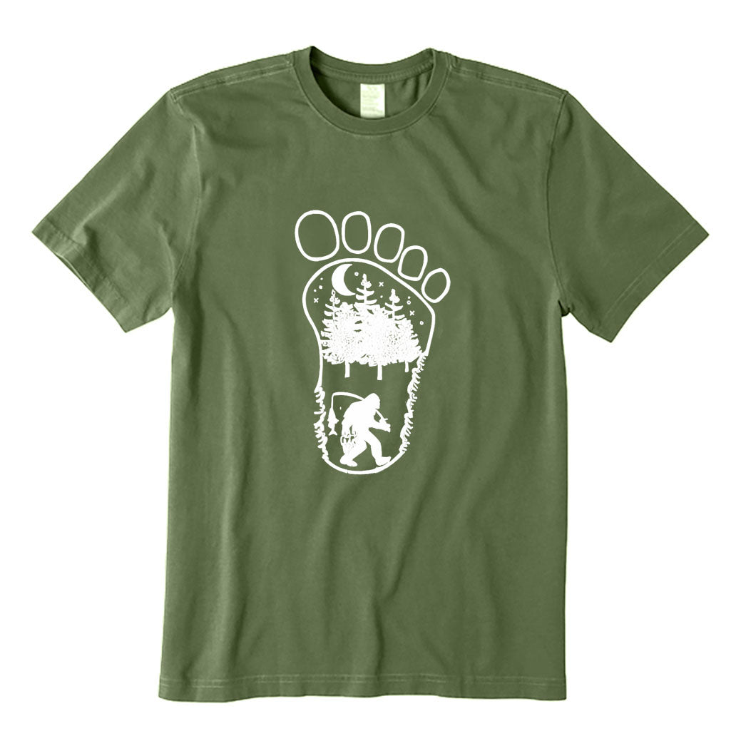 Bigfoot Fishing T-Shirt