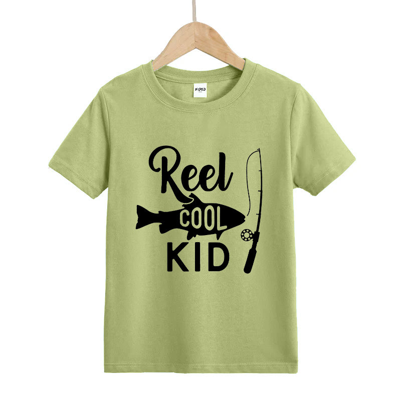Reel Cool Kid Fishing Kid's T-Shirts