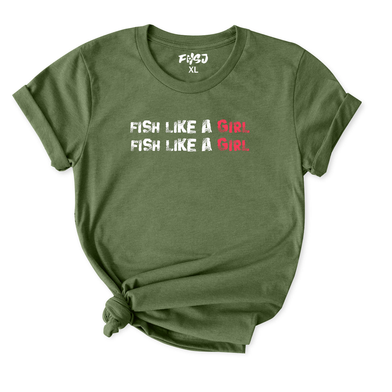 Fish Like A Girl T-Shirt for Women