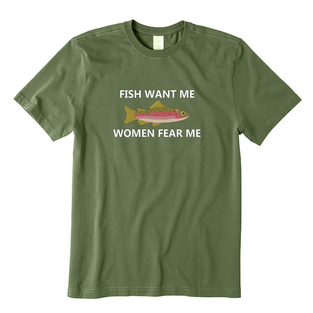 Fish Want Me Women Fear Me T-Shirt