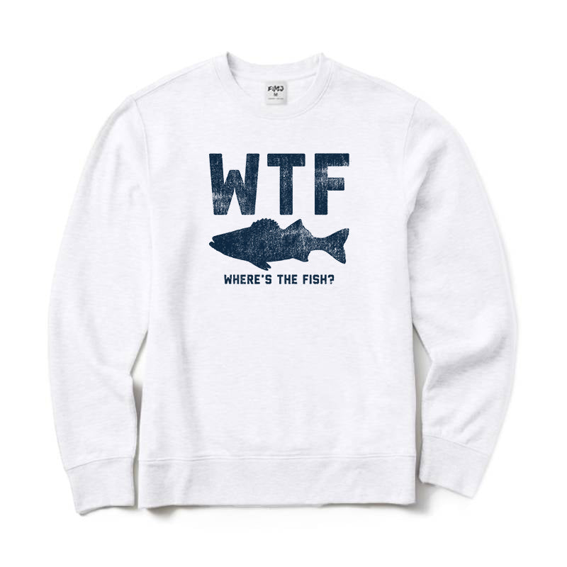 WHERE'S THE FISH Crewneck Sweatshirt