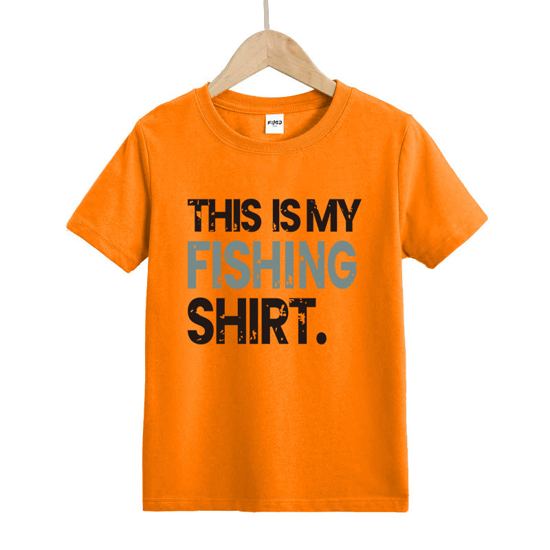 This Is My Fishing Shirt Kids T-Shirt