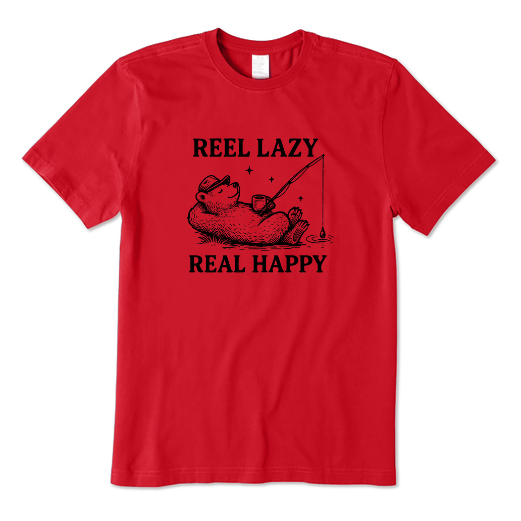 Reel Lazy Real Happy T-Shirt