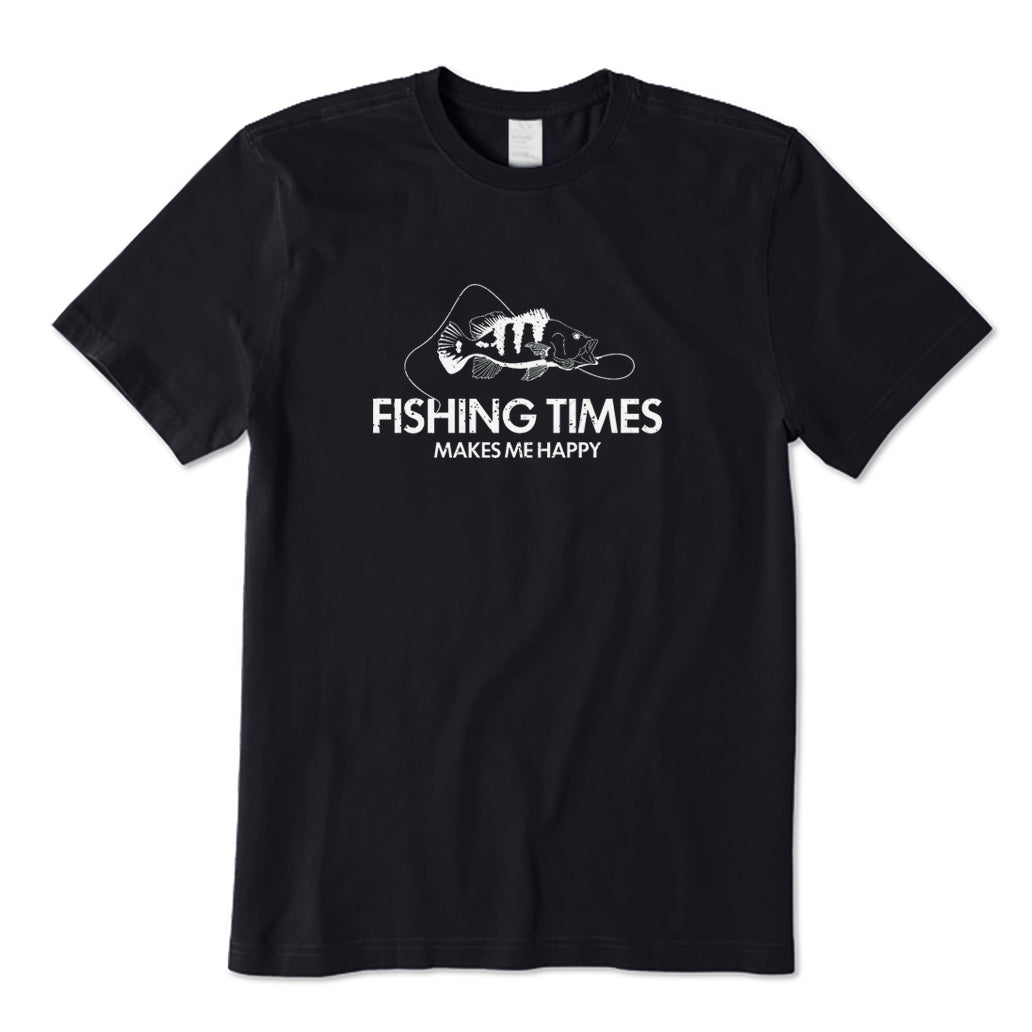 Fishing Times Makes Me Happy T-Shirt