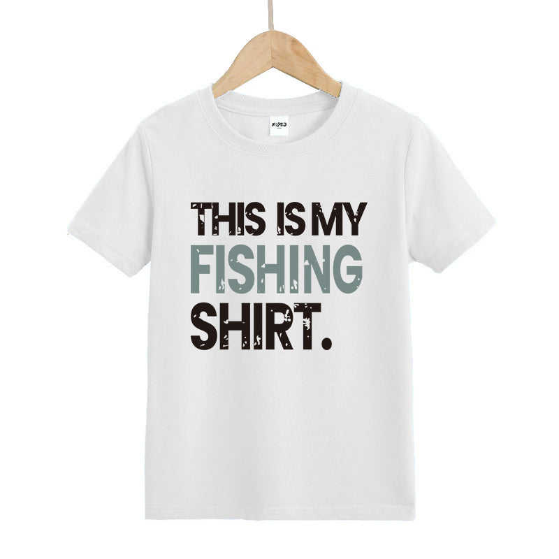 This Is My Fishing Shirt Kids T-Shirt