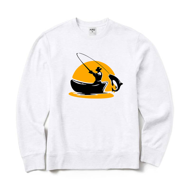 Fishing on The Boat Crewneck Sweatshirt