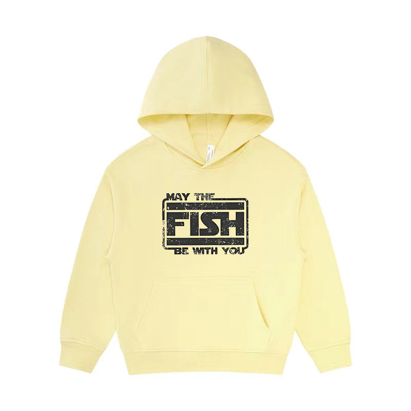 May The Fish Be with You Kid's Hoodie
