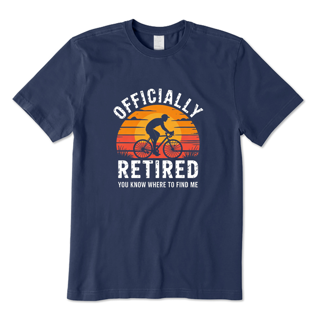 Officially Retired Officially Cycling T-shirt
