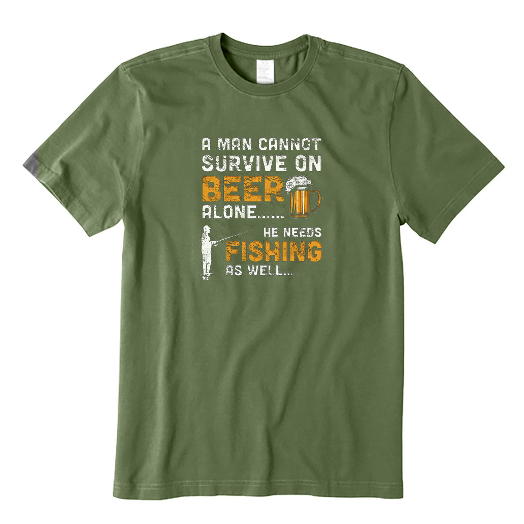He Needs Fishing As Well T-Shirt