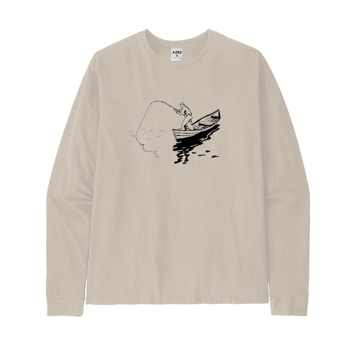 Canoe Fishing Long Sleeve T-shirt
