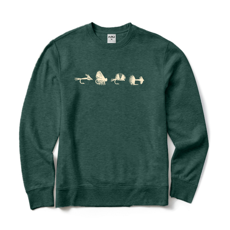 Men's Fly Fishing Crewneck Sweatshirt