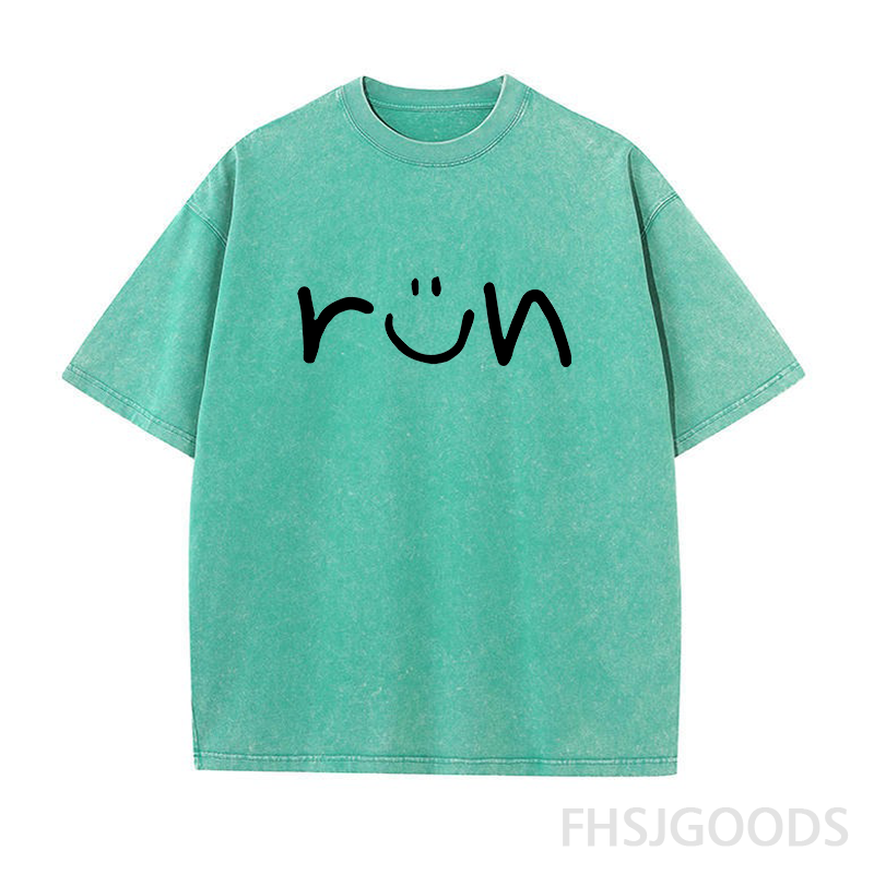 Run Unisex Distressed T-Shirt