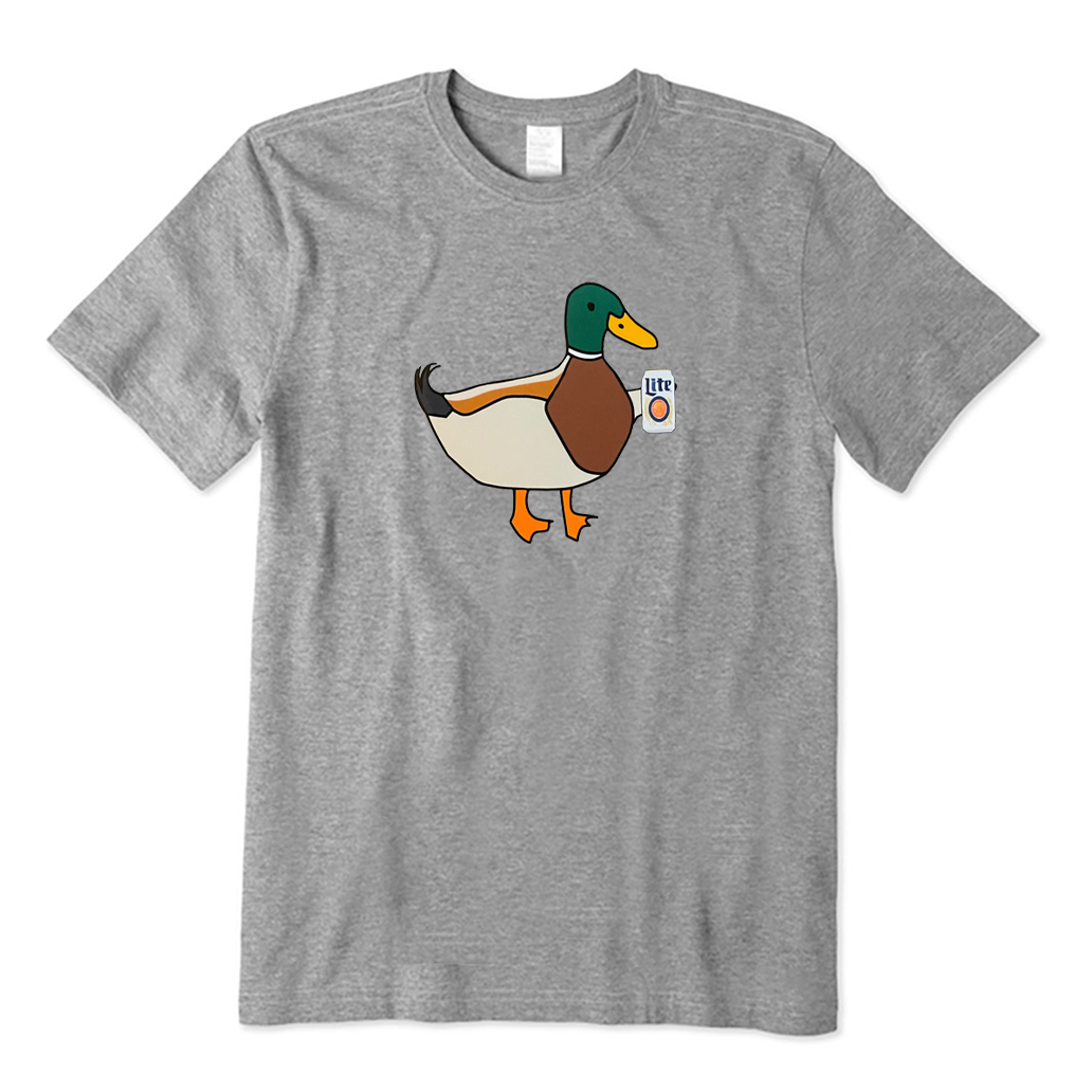 Mallard Duck with Beer T-shirt
