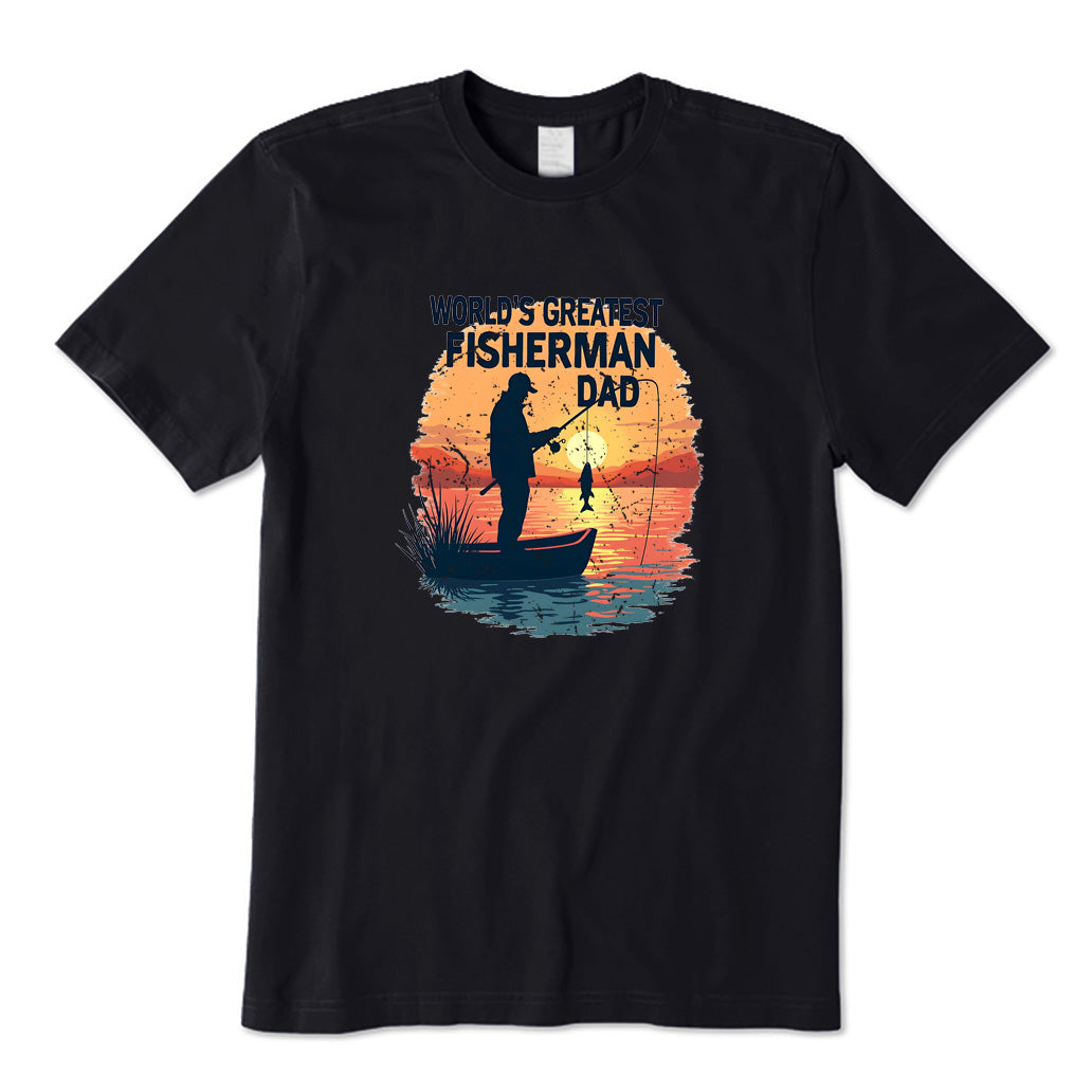 World's Greatest Fisherman Dad T-Shirt