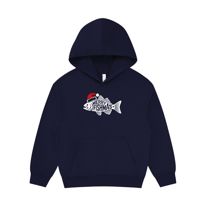 Merry Fishmas Kid's Hoodie