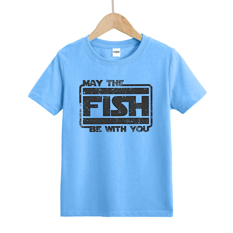 May The Fish Be with You Kids T-Shirt
