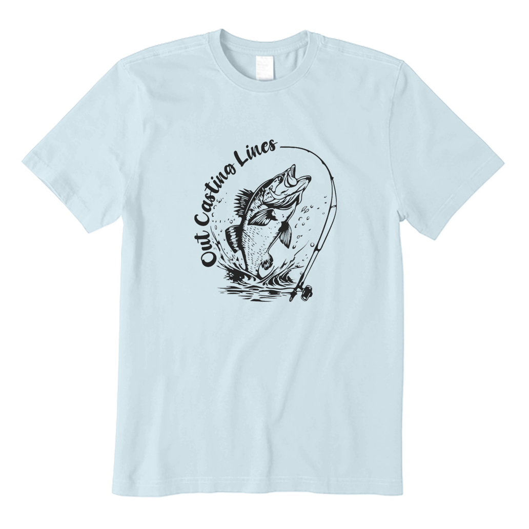 Out Casting Lines T-Shirt