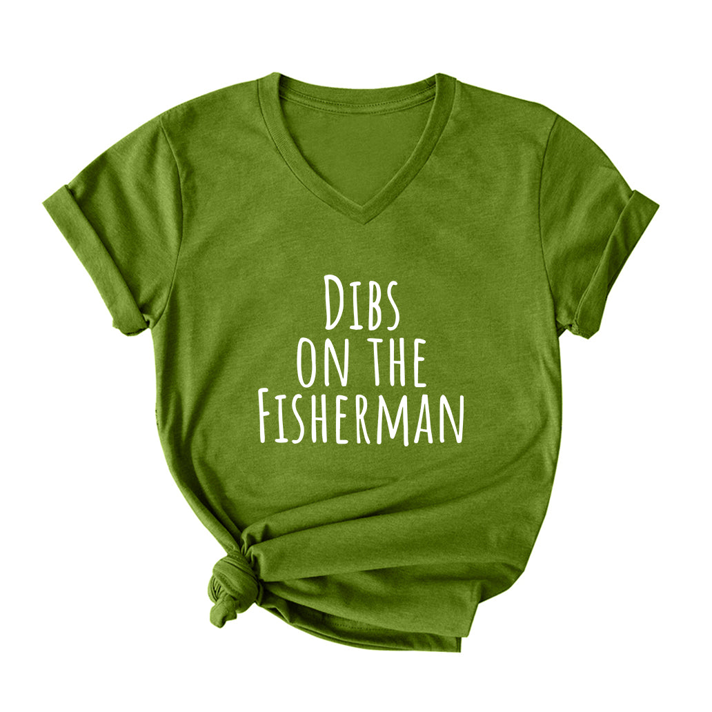 Dibs on The Fisherman V Neck T-Shirt for Women
