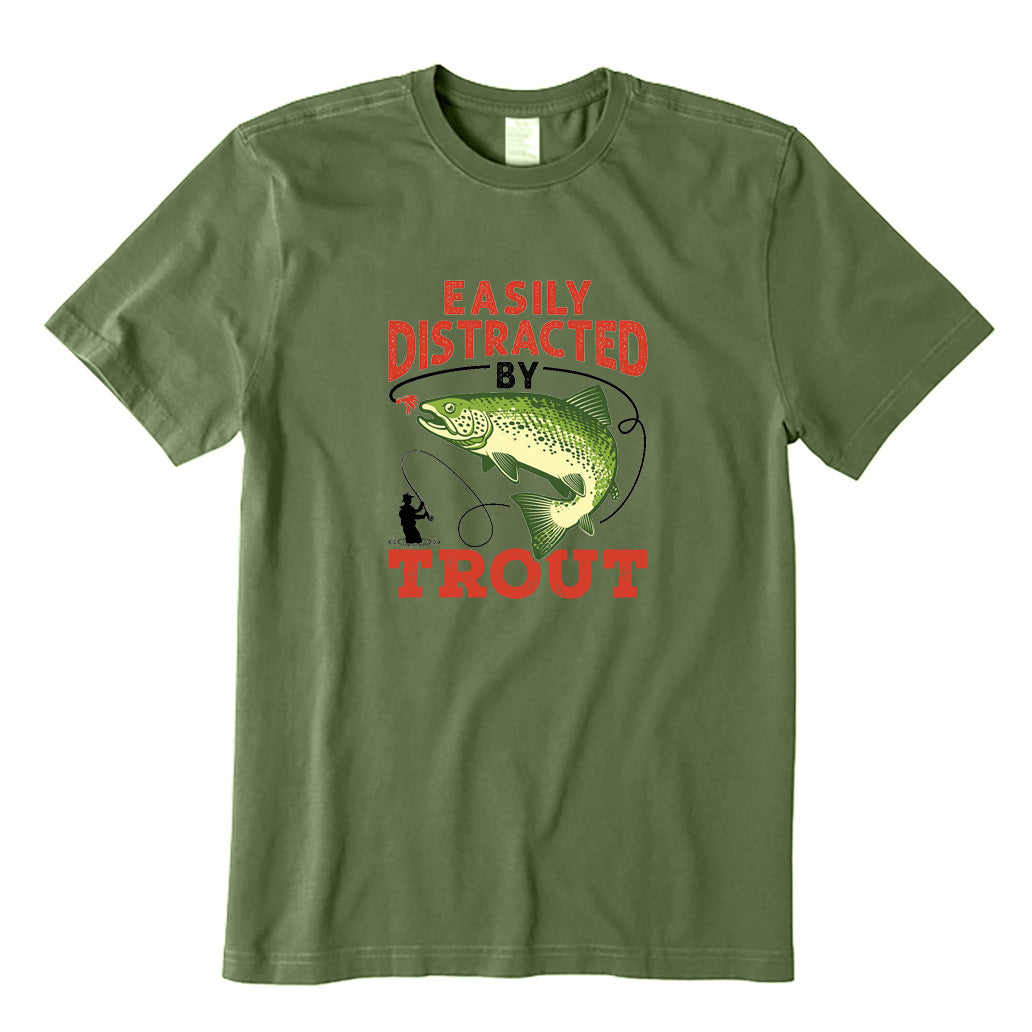 Easily Distracted by Trout T-Shirt