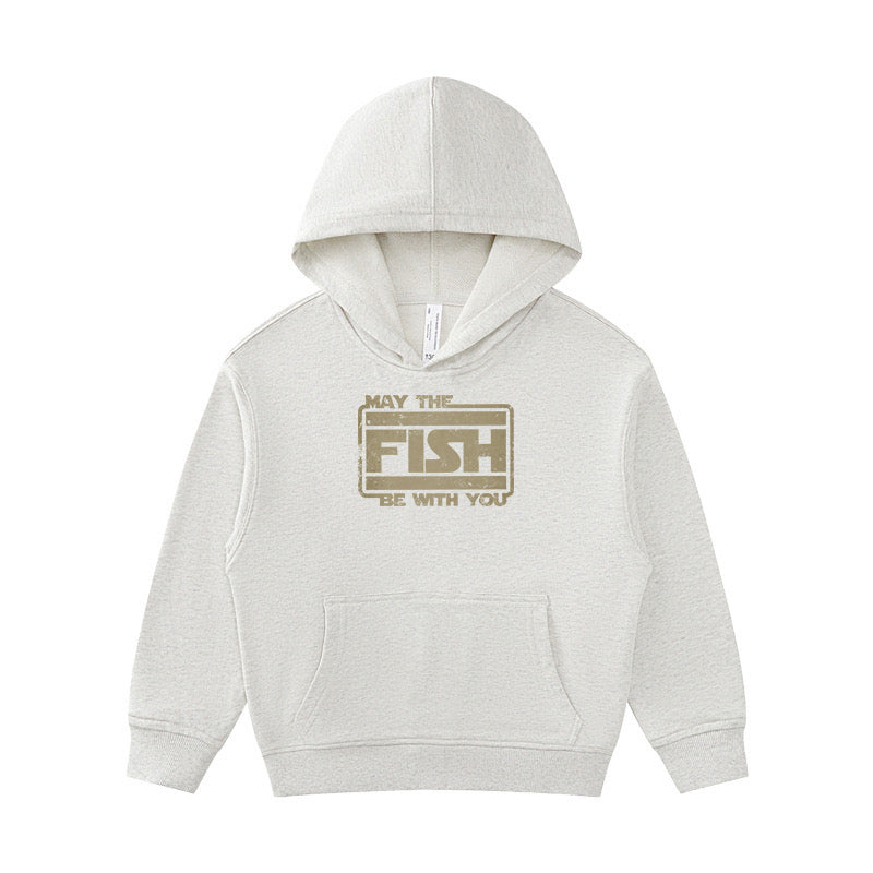 May The Fish Be with You Kid's Hoodie