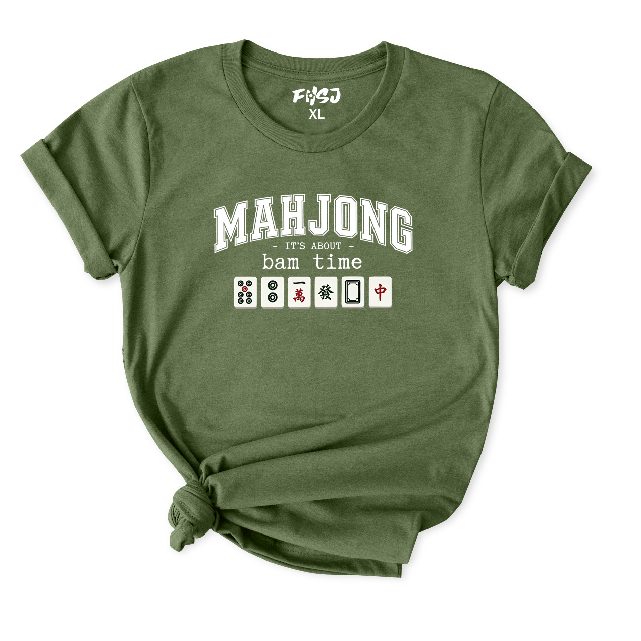 Mahjong It's About Bam Time T-Shirt for Women