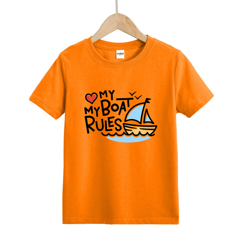 My Boat My Rules Kid's T-Shirts