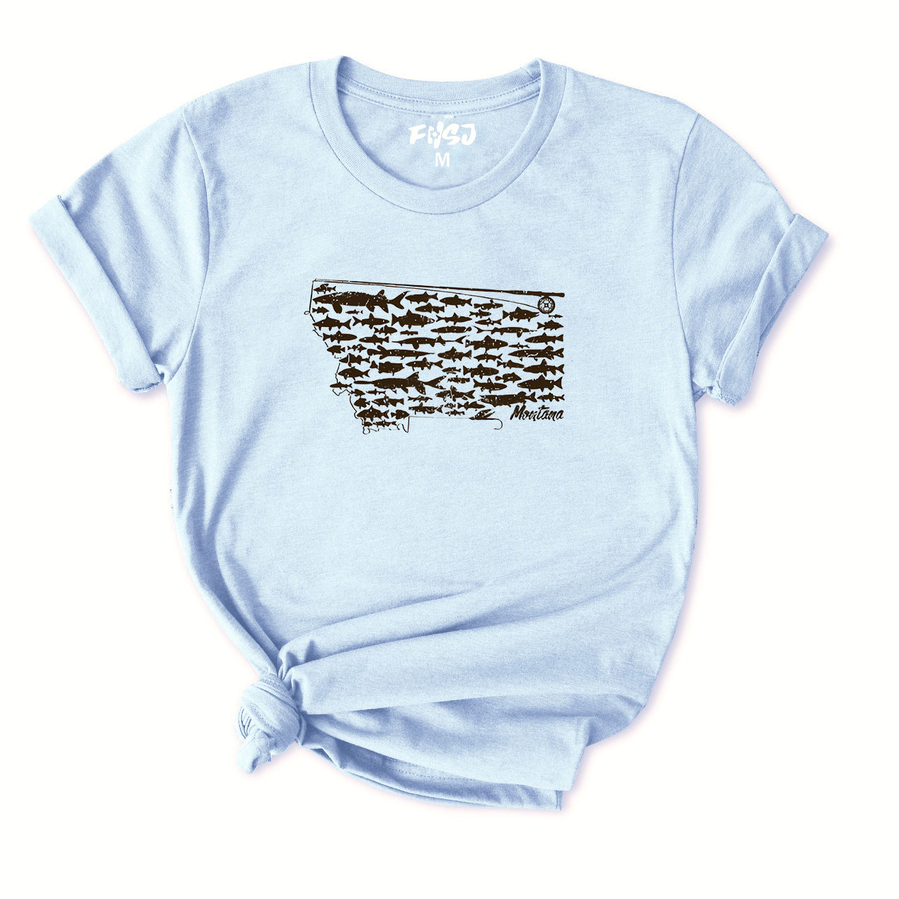 Fish of Montana T-Shirt for Women