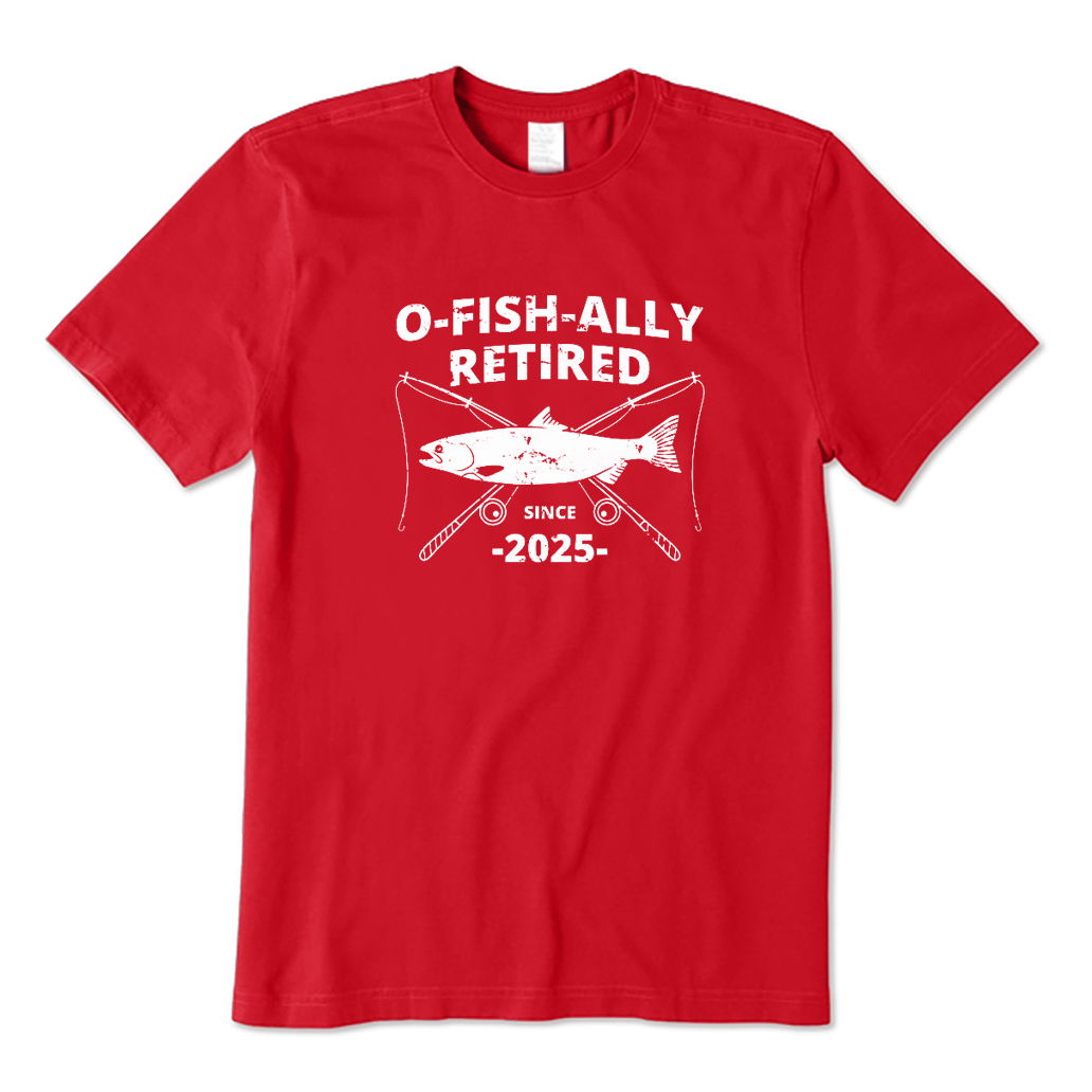 Personalized O-Fish-Ally Retired Since 2025 T-Shirt