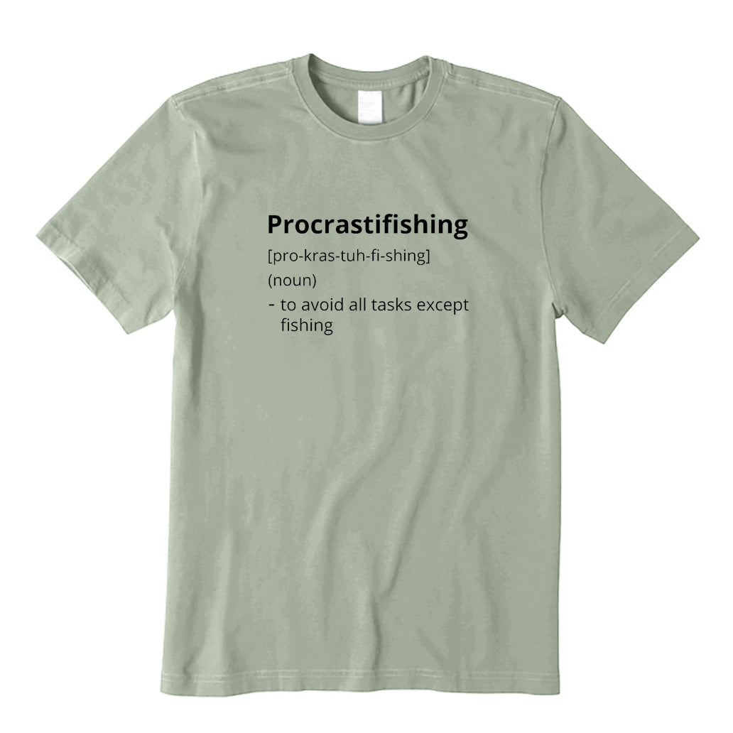 Procrastifishing Definition T-Shirt