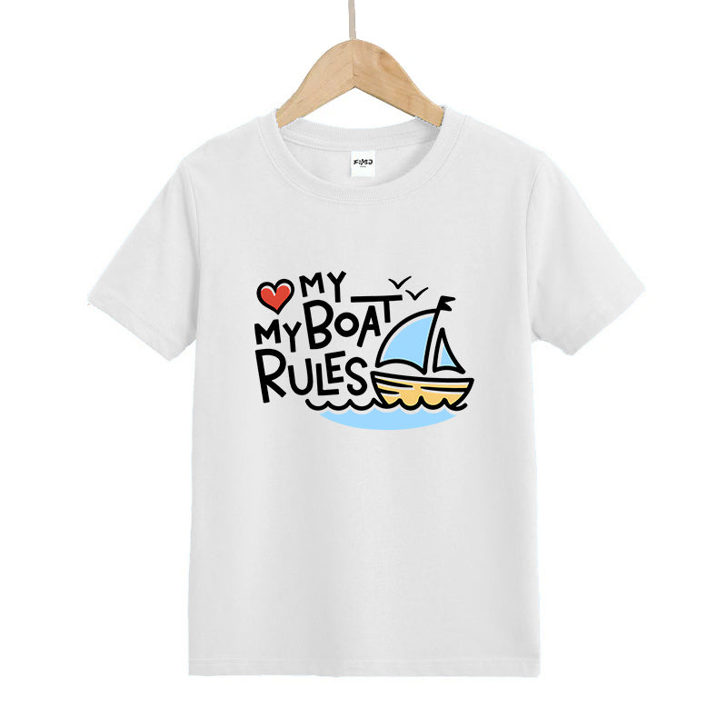 My Boat My Rules Kid's T-Shirts