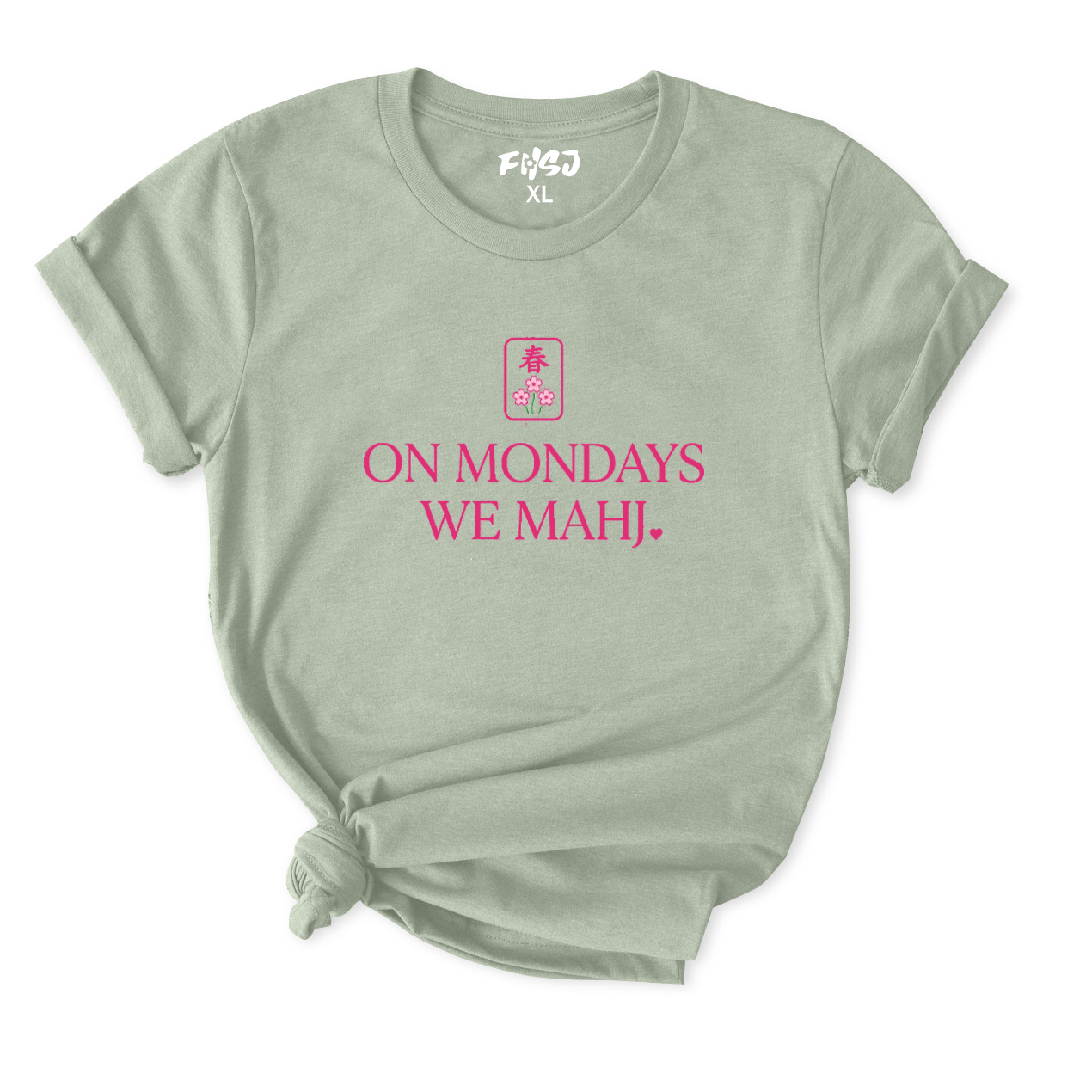 On Mondays We Mahjong T-Shirt for Women