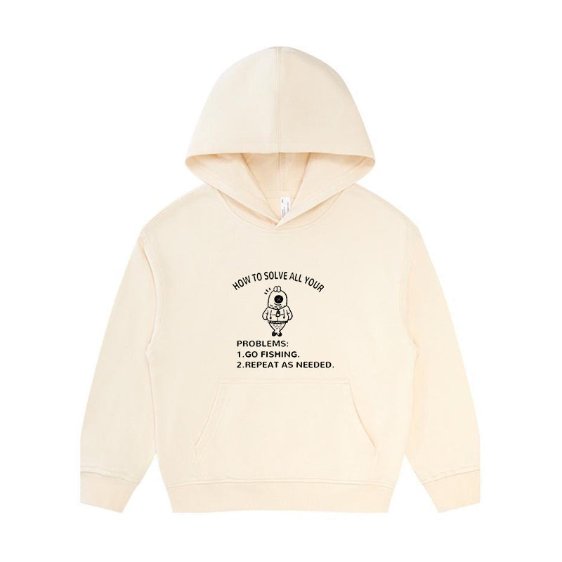 Fishing Solve All Your Problems Kid's Hoodie