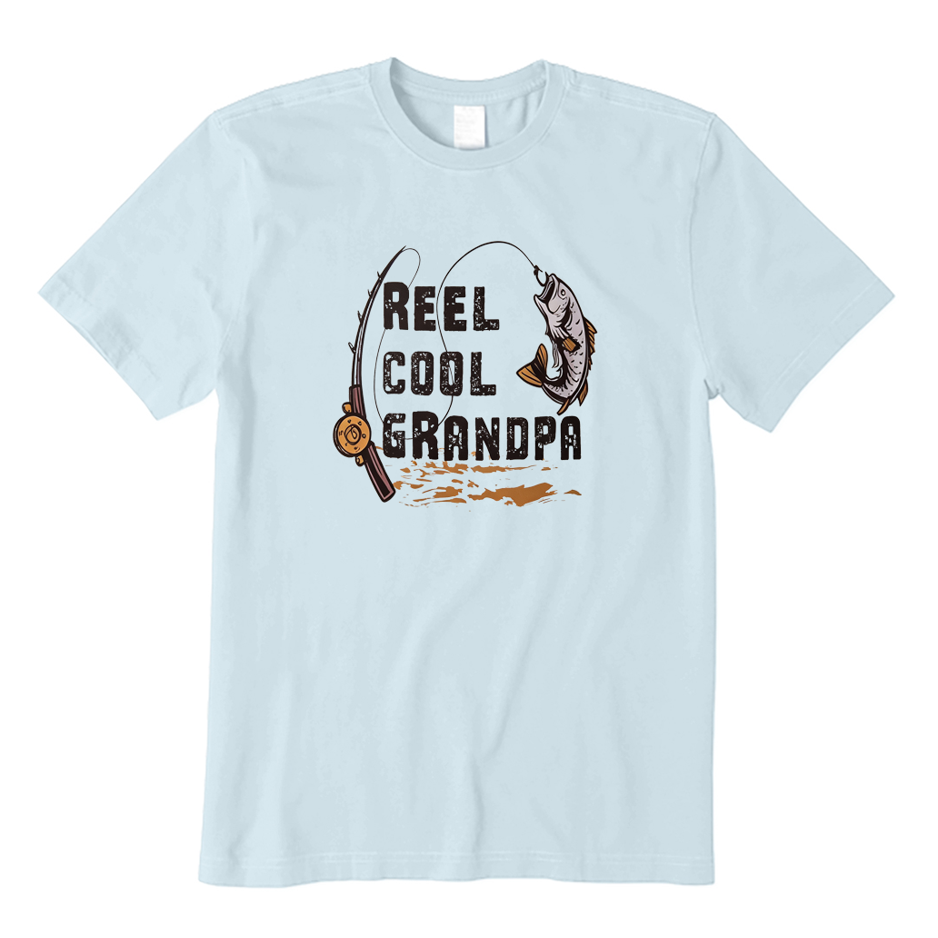Vintage Reel Cool Grandpa Fishing T-shirt