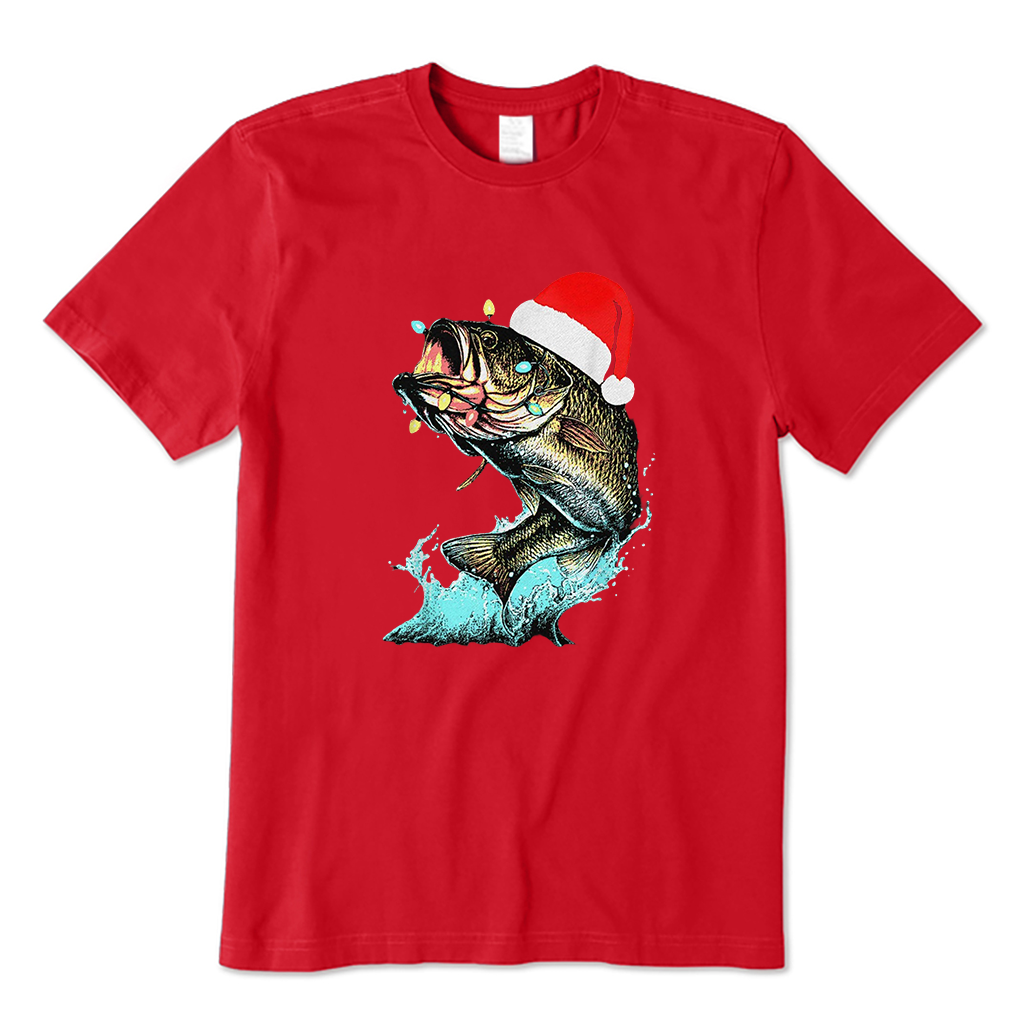 Fishing Christmas T-Shirt