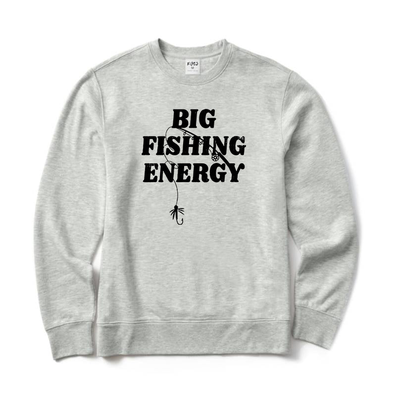 Big Fishing Energy Crewneck Sweatshirt