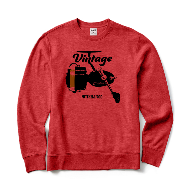 Vintage Mitchell 300 Fishing Reel Crewneck Sweatshirt