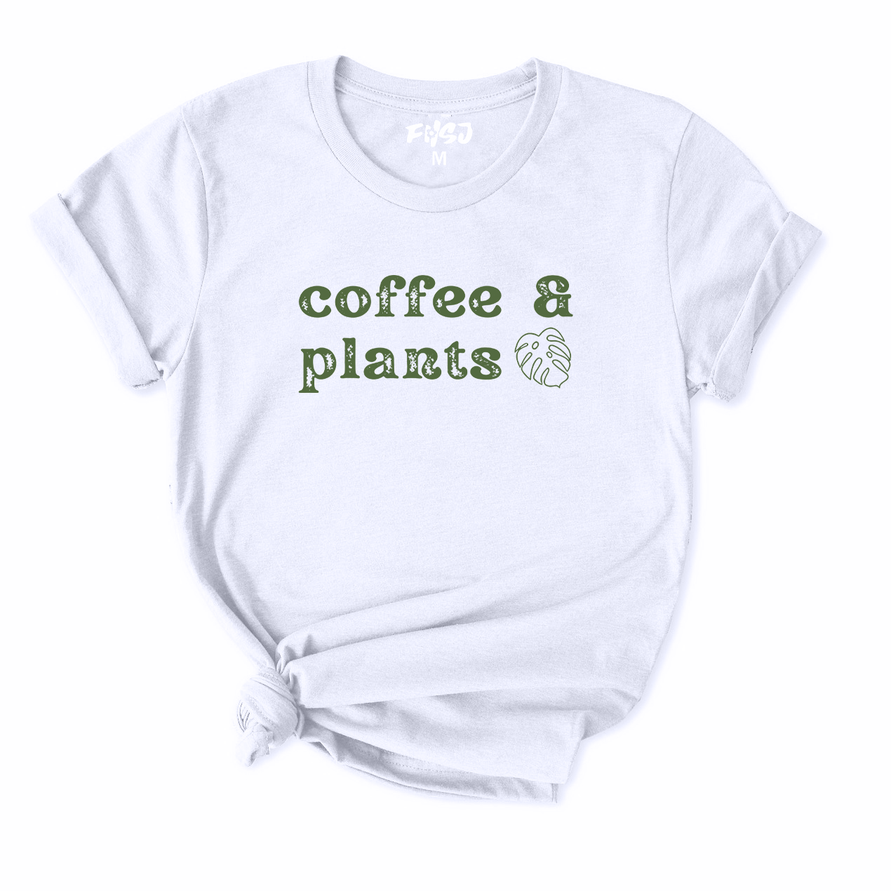 Coffee & Plants Monstera T-Shirt for Women