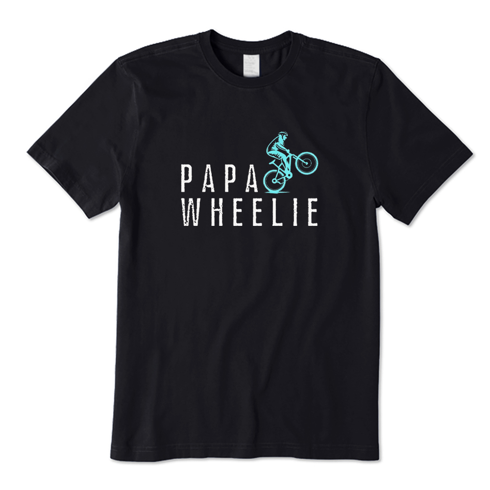 Papa Wheelie Cycling T-Shirt