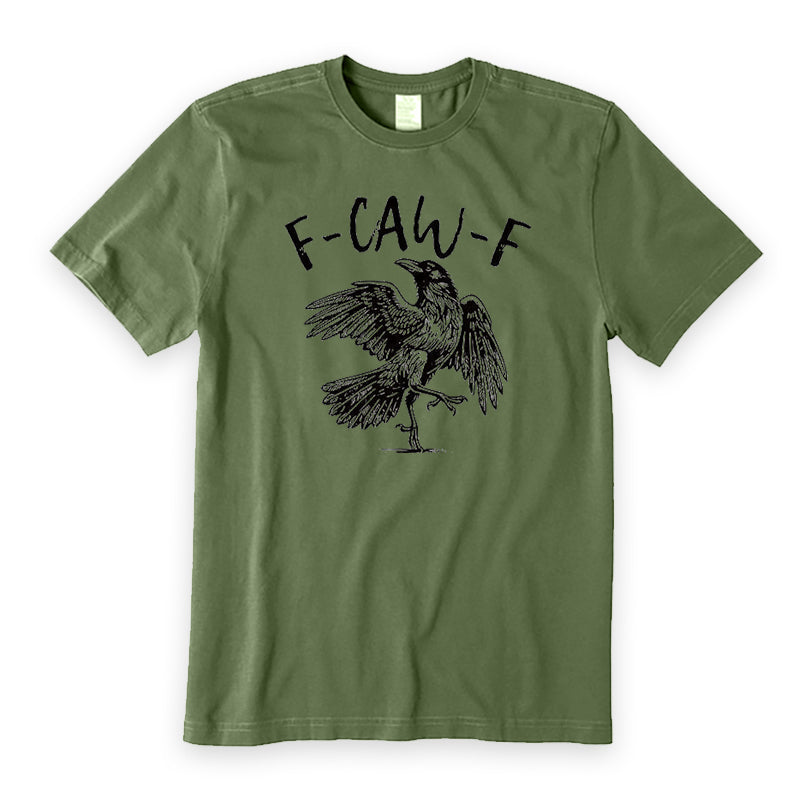 Humorous Crow Graphic T-Shirt