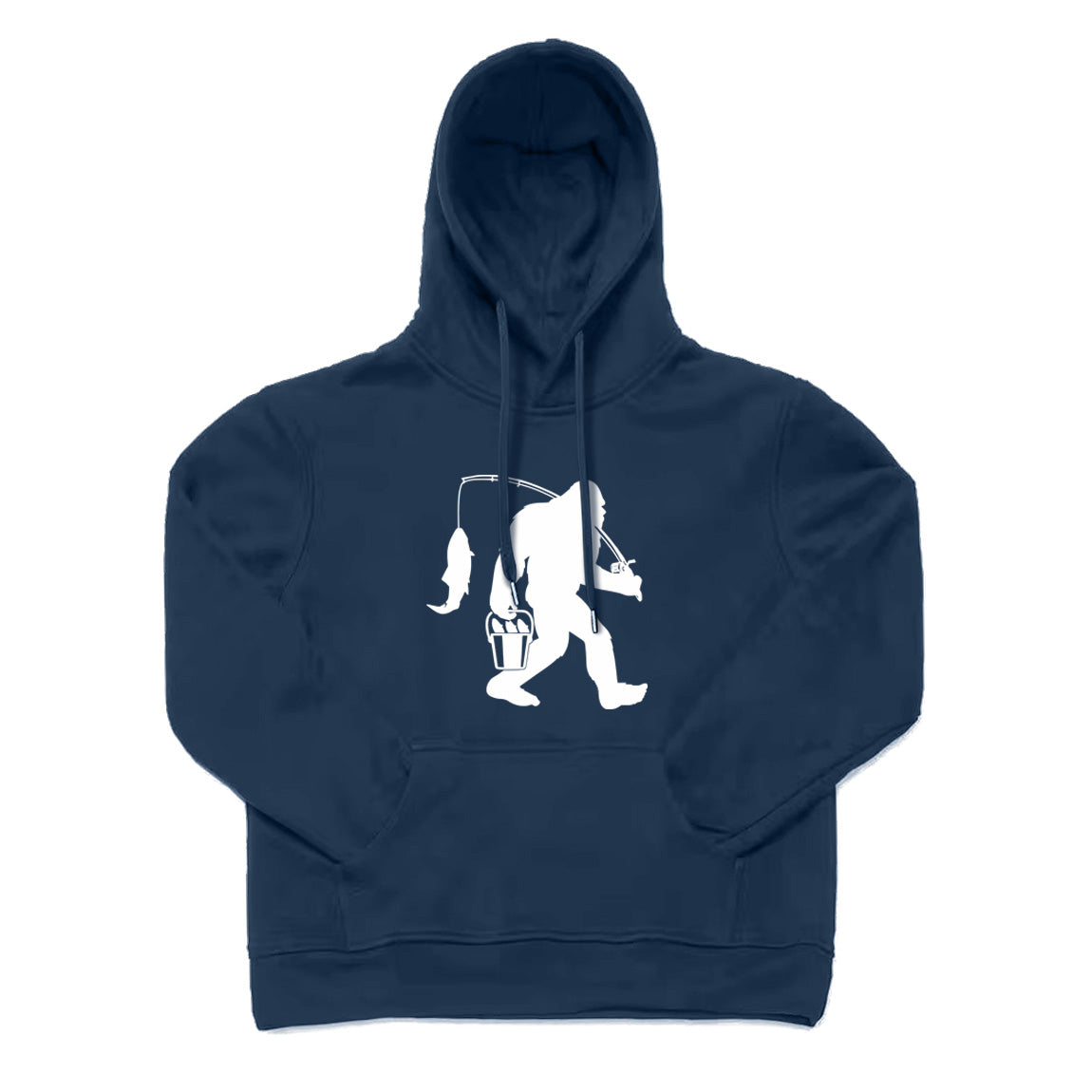Bigfoot Fishing Hoodie