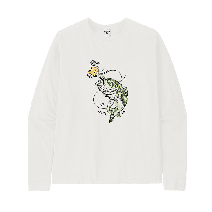 Lure Bass Beer Long Sleeve T-shirt