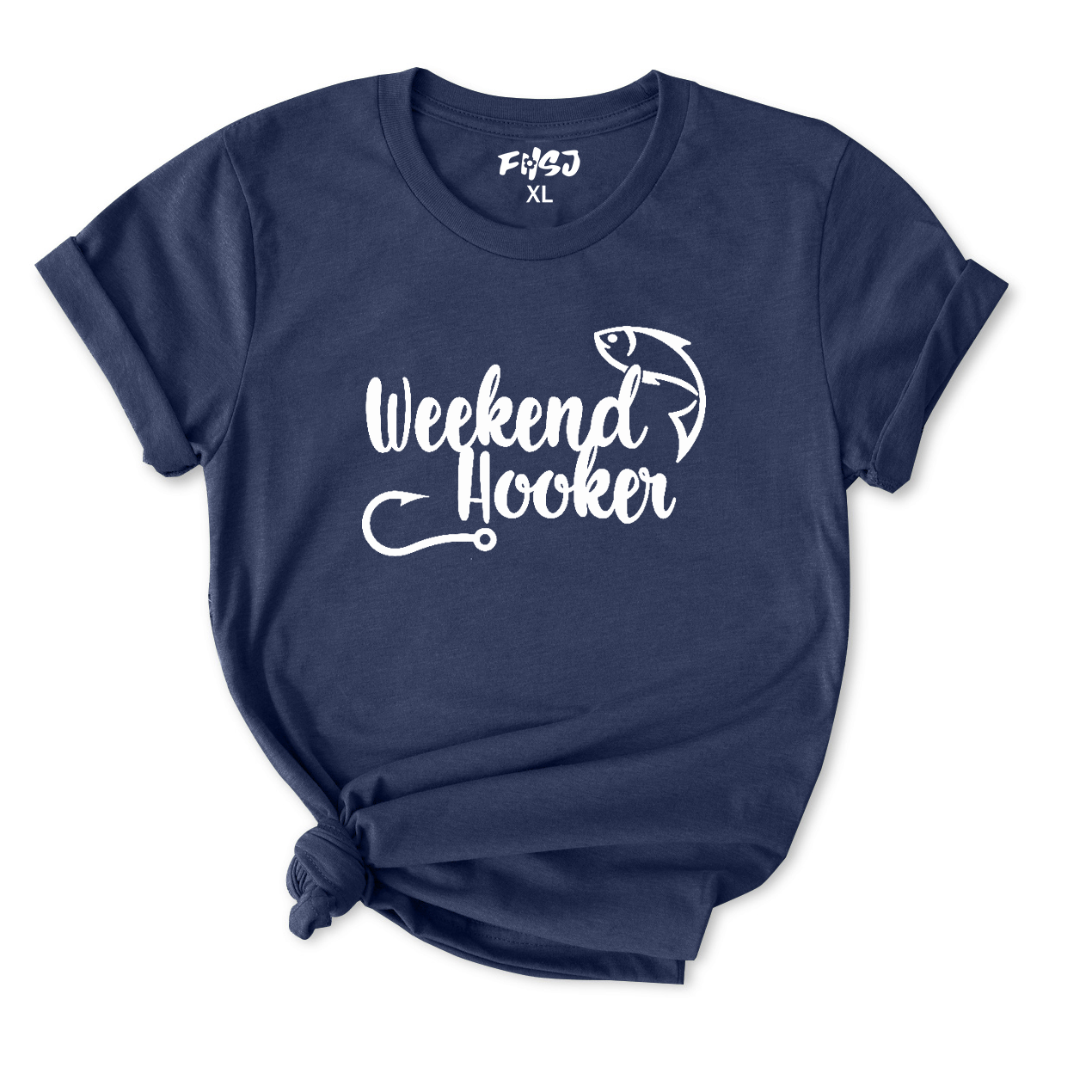 Weekend Hooker Fishing T-Shirt for Women